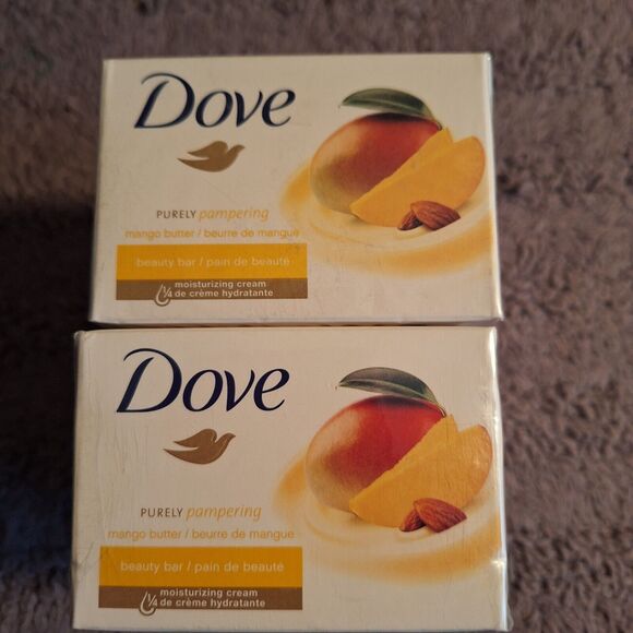 2 PK Dove Glowing‎ Gentle 6 Bars Soap Mango/Almond Butter ~ 3.17 oz each - Picture 8 of 8